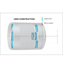 Objektiv Tokina SZ Super Tele 500 mm F8 Reflex MF pro Micro 4/3