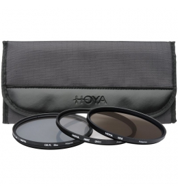 HOYA sada filtrů UV(C) + PL-C + ND8x 46 mm (Hoya Filter Kit II)